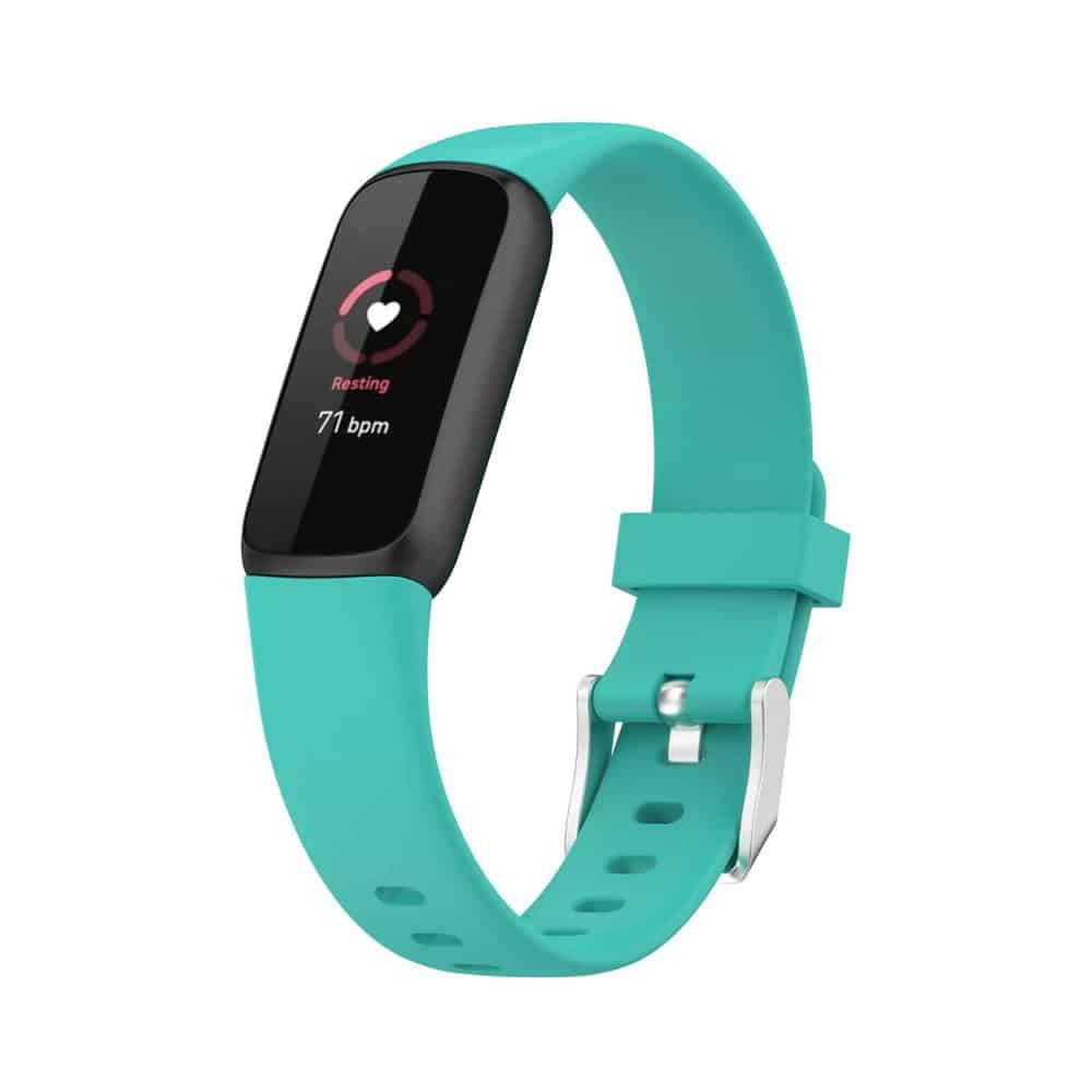 Silicone Strap for Fitbit Luxe 5 S/M - Frost Blue