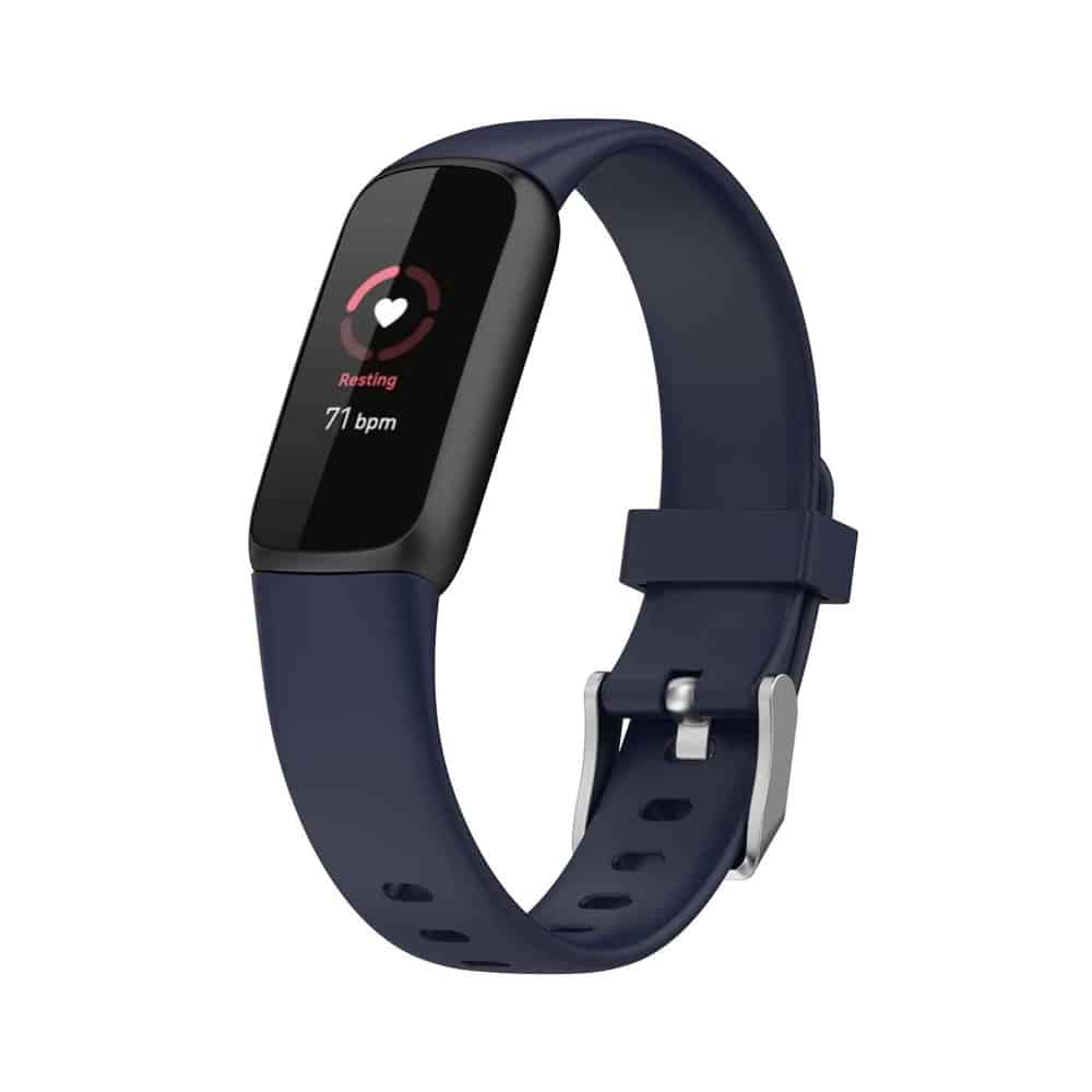 Silicone Strap for Fitbit Luxe 5 S/M - Navy
