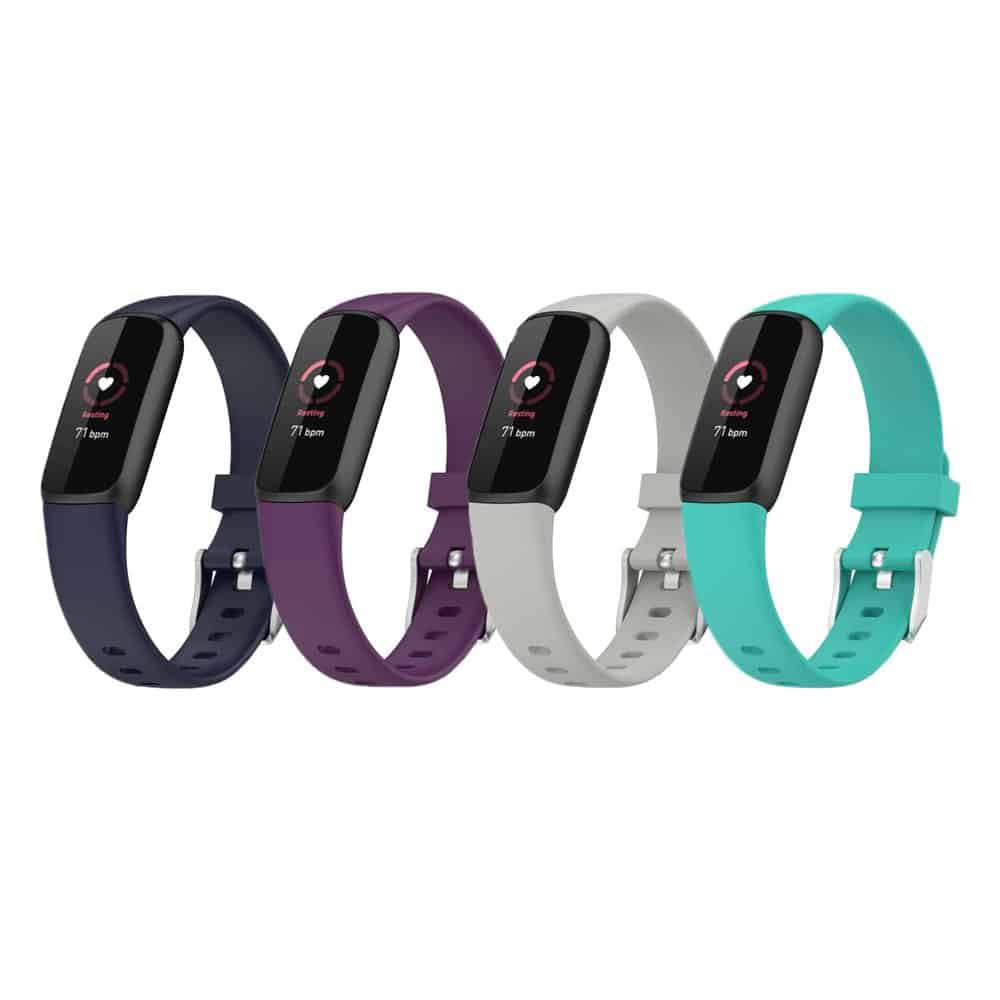 Silicone Strap for Fitbit Luxe 5 S/M - Frost Blue