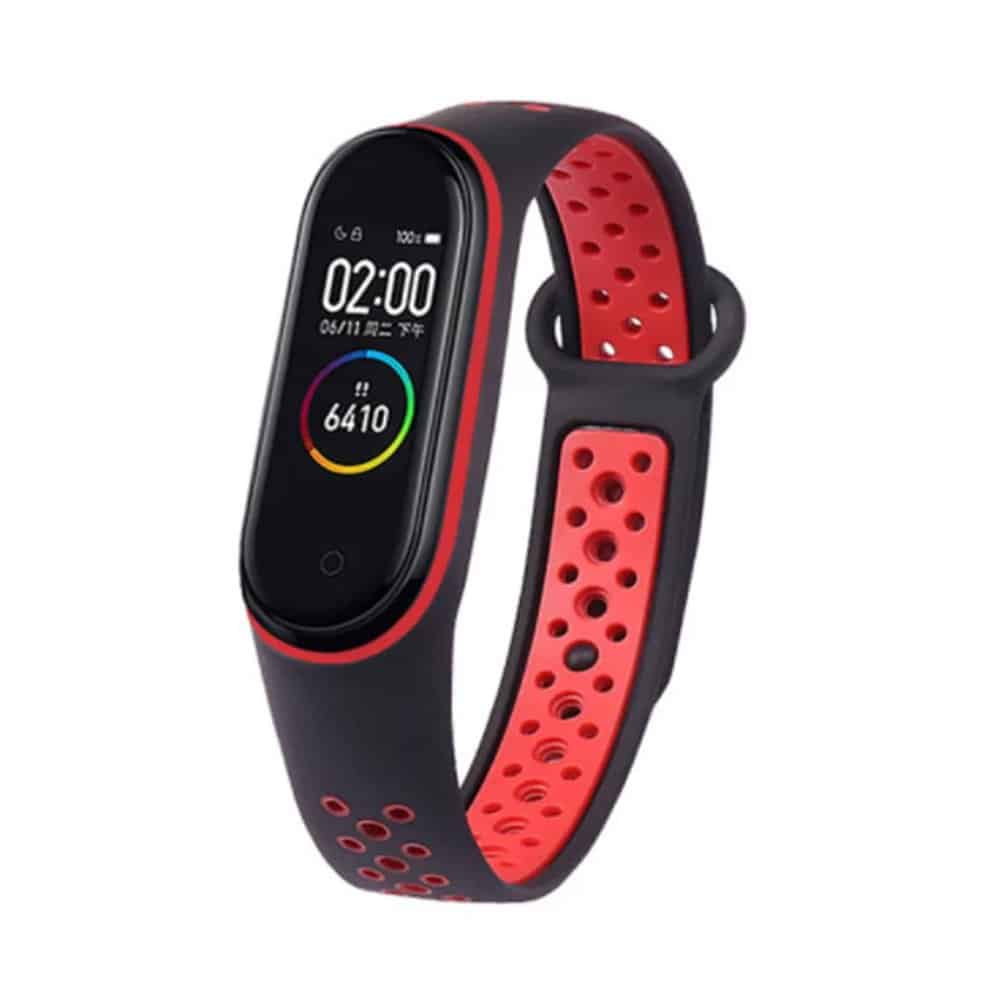 Silicone Band for xiaomi band 3/4 - Black+White