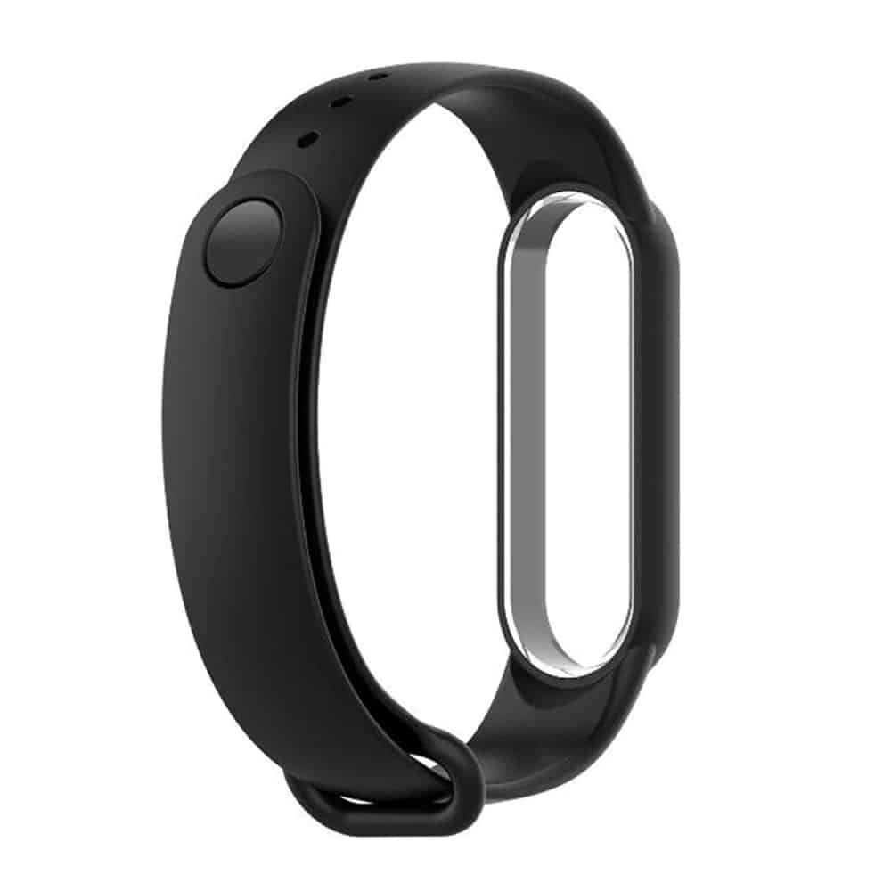 Silicone Band for xiaomi band 5 - White