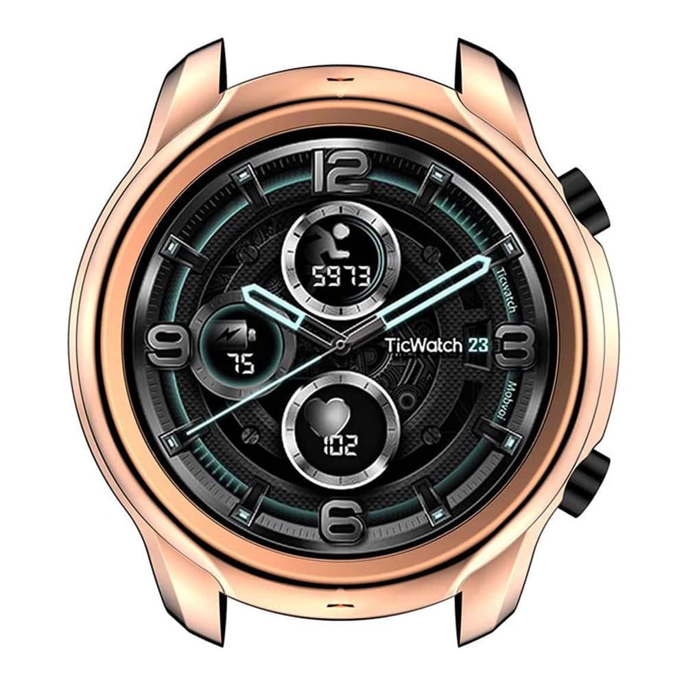 TPU Protective Case for Tic Watch Pro 3 - Rose Gold