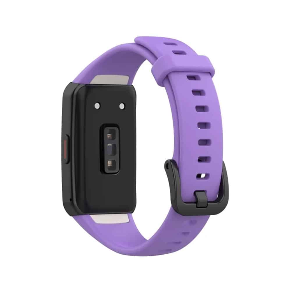 Huawei Band 6/Honor Band 6 replacement silicone strap - Black (S-M)
