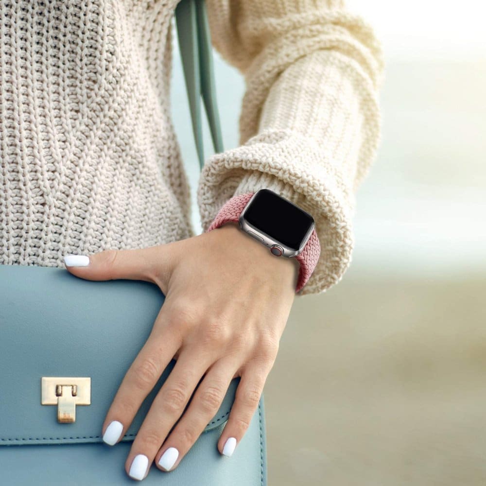 22mm Braided Solo Loop Band,Size:XL(165mm) - Navy