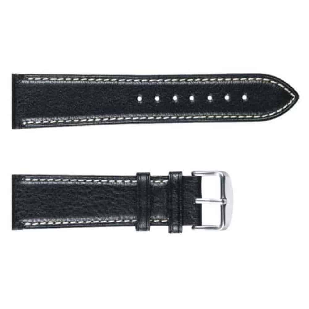 Polar Vantage M replacement genuine leather strap - Black