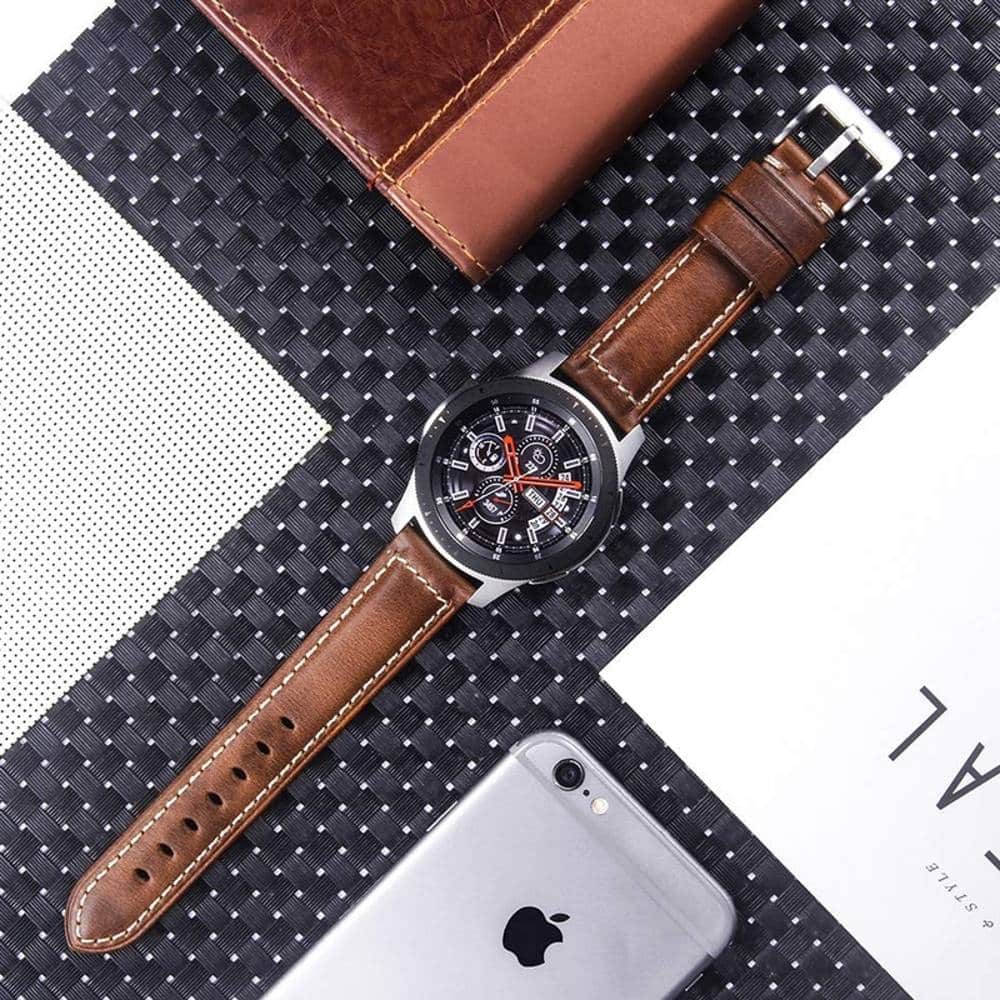 Polar Vantage M replacement genuine leather strap - Black