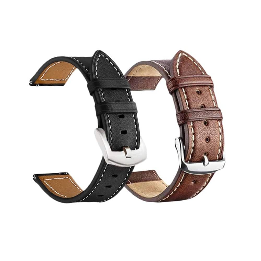 Polar Vantage M replacement genuine leather strap - Black