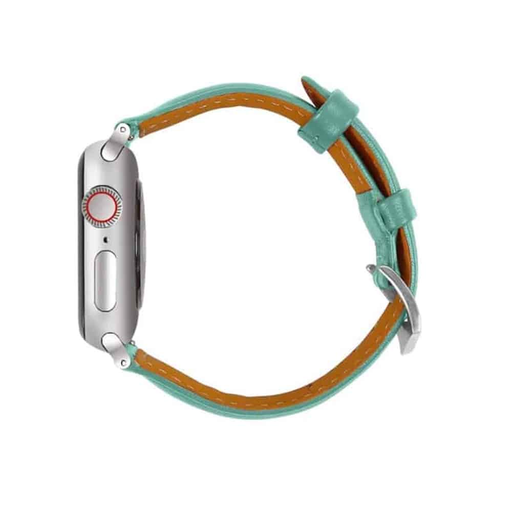 T shape Leather Strap for 38/40/41mm Apple Watch - Apricot