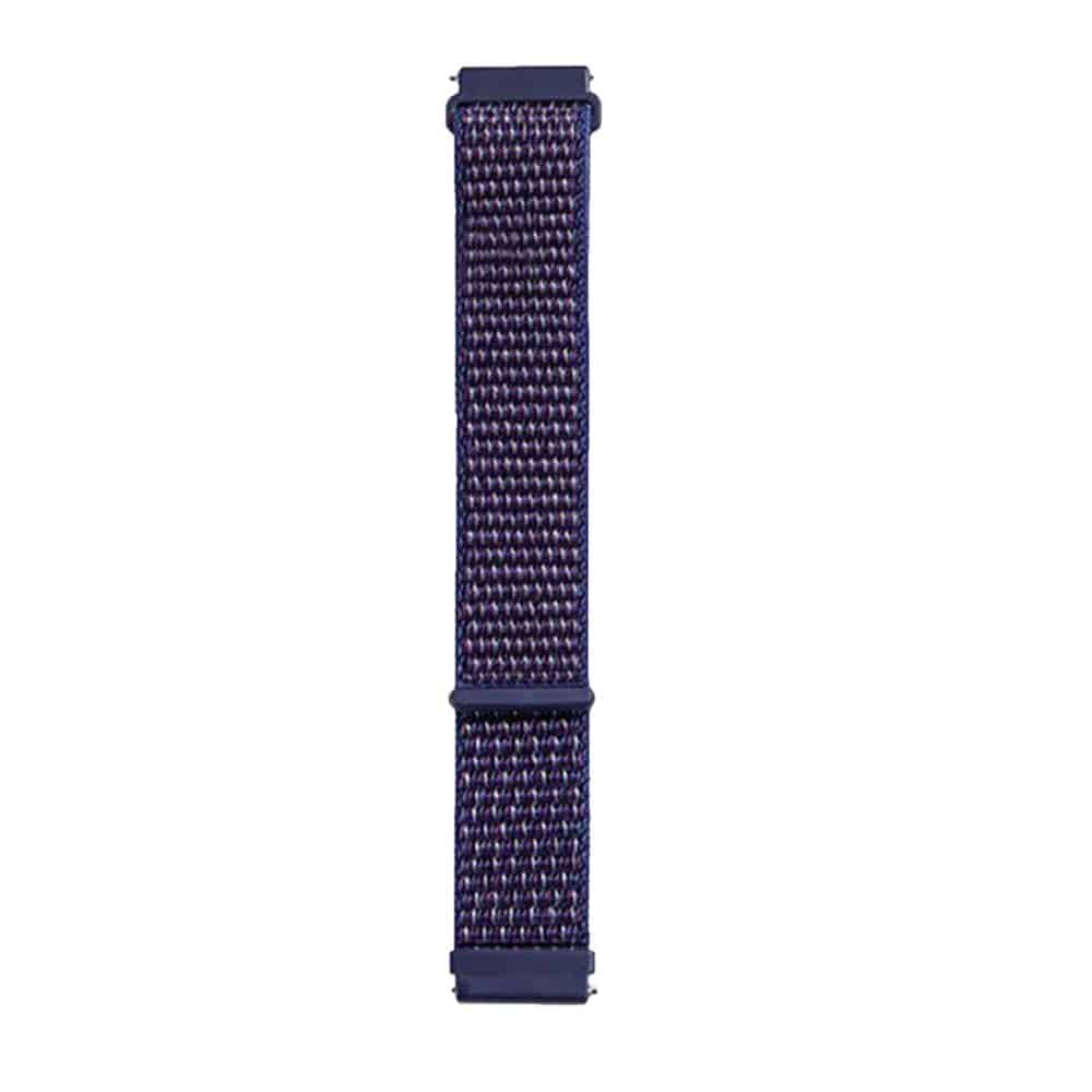 Nylon Strap for Garmin Vivoactive 3/Venu/Forerunner 245/645/Suunto Fitness/Polar Ignite - Pink
