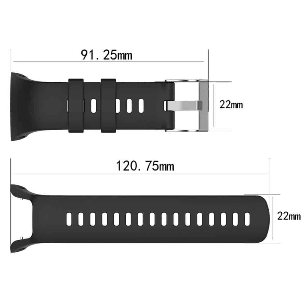 Silicone Strap for Suunto Spartan Trainer-Frost blue