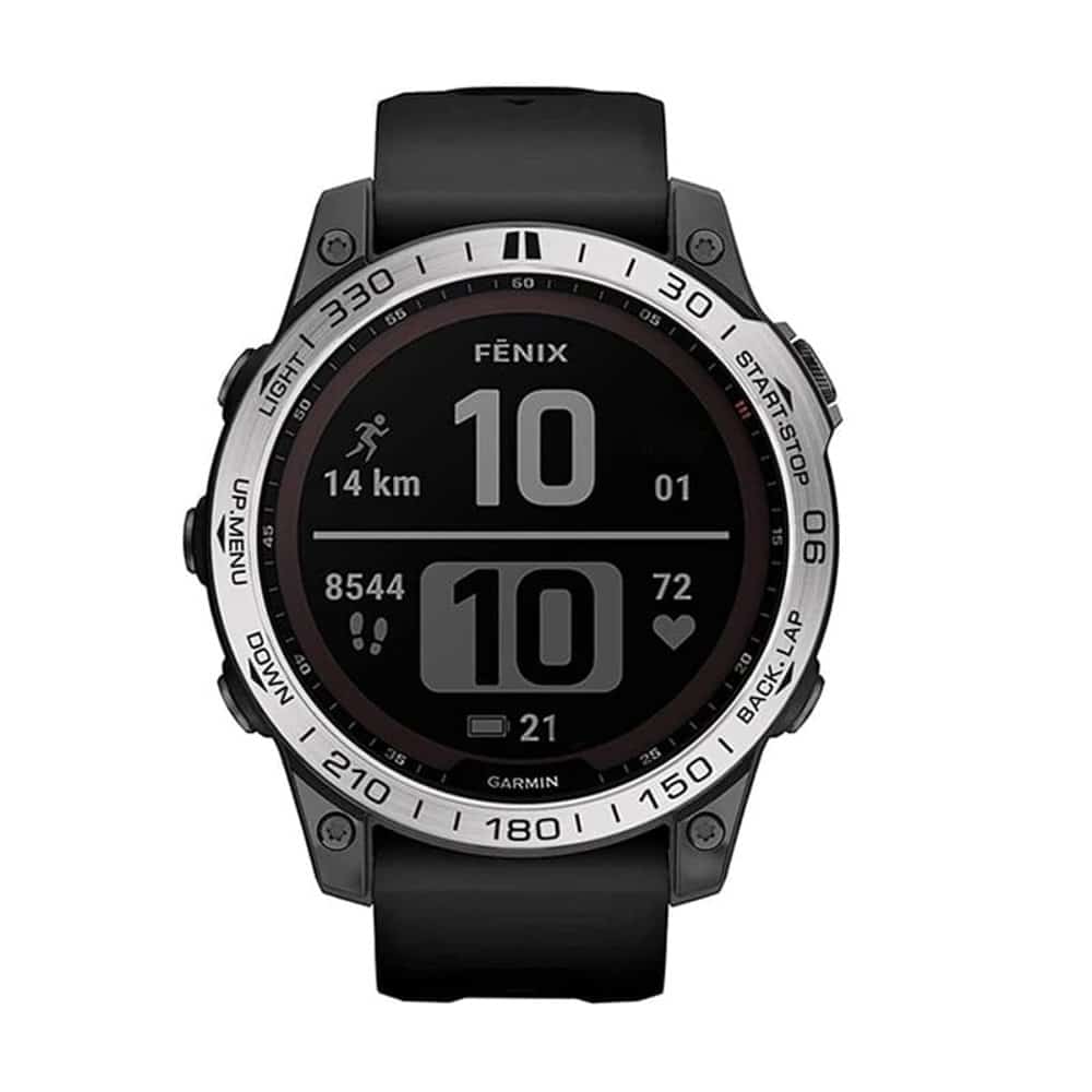 Bezel for Garmin Fenix 7 watch - Black