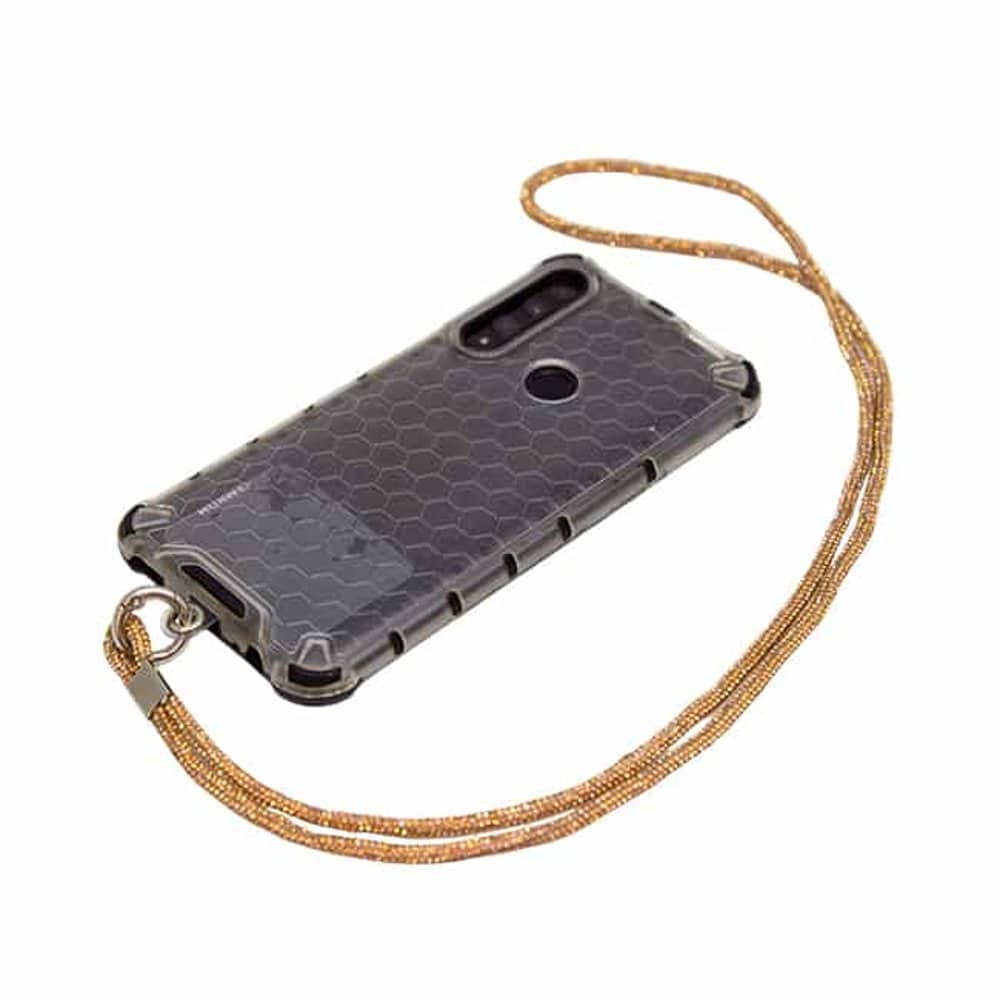 Universal Cell Phone Diamond Lanyard Compatible with all smart phone - 1x Diamond Nylon Neck Strap, 1x Diamond Wrist Strap(20cm) - Gold