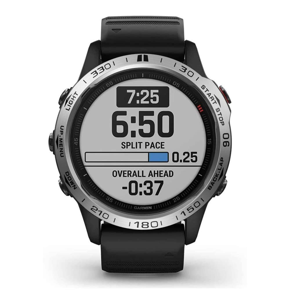 Garmin Fenix 6S stainless-steel ring watch bezel - Blue