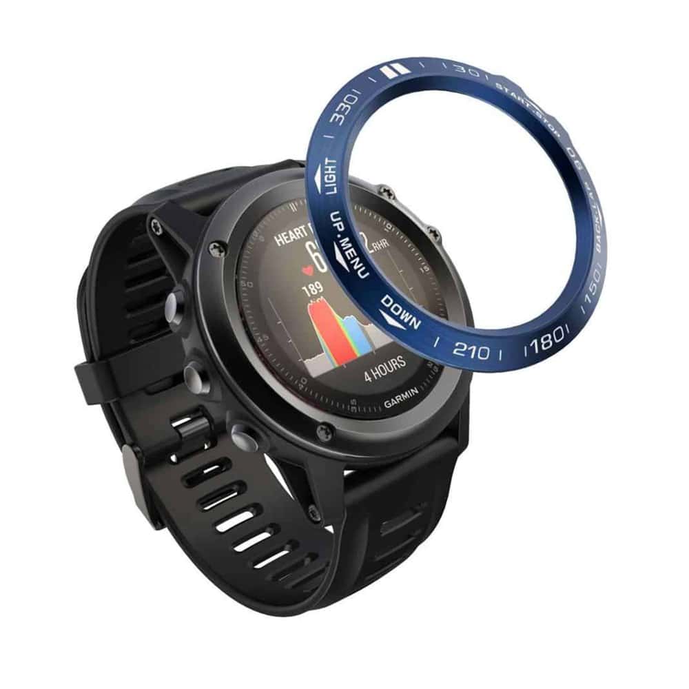 Garmin Fenix 5X stainless-steel watch bezel - Black