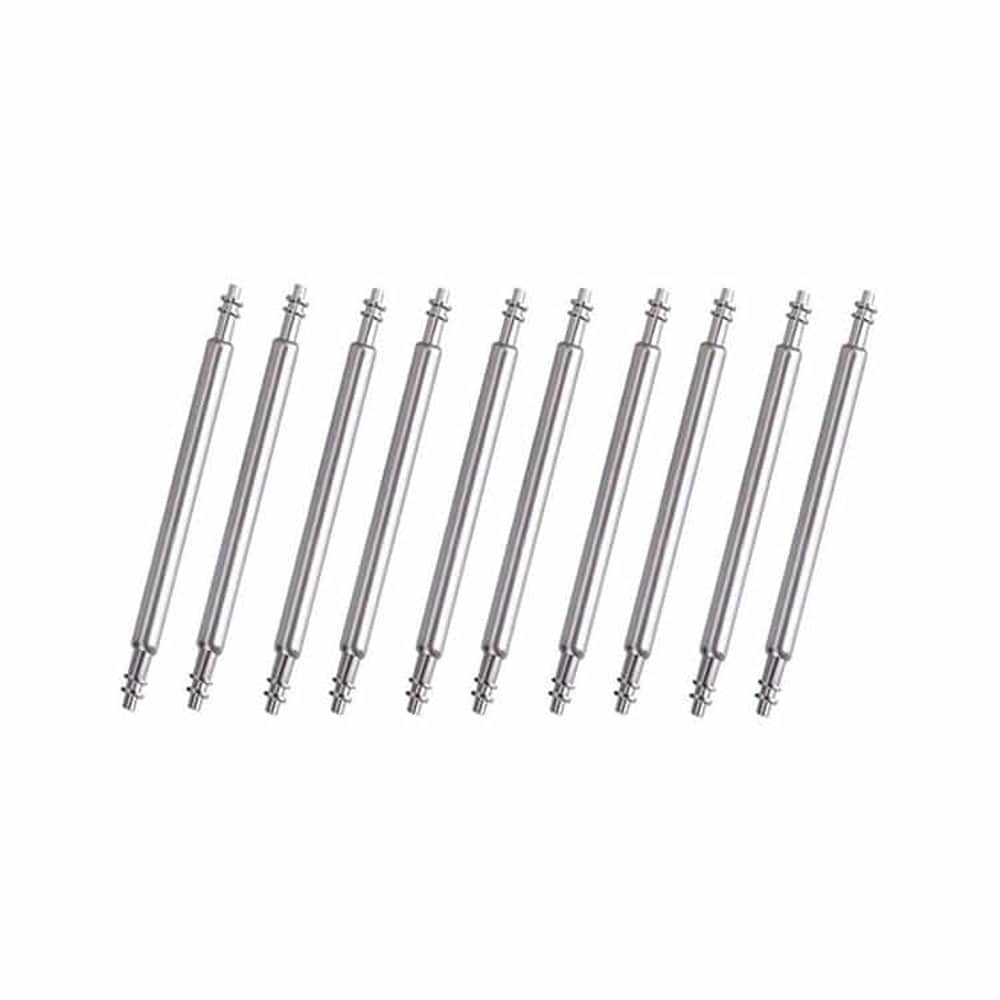 20mm width watch stainless steel spring bar tool - x10 pieces