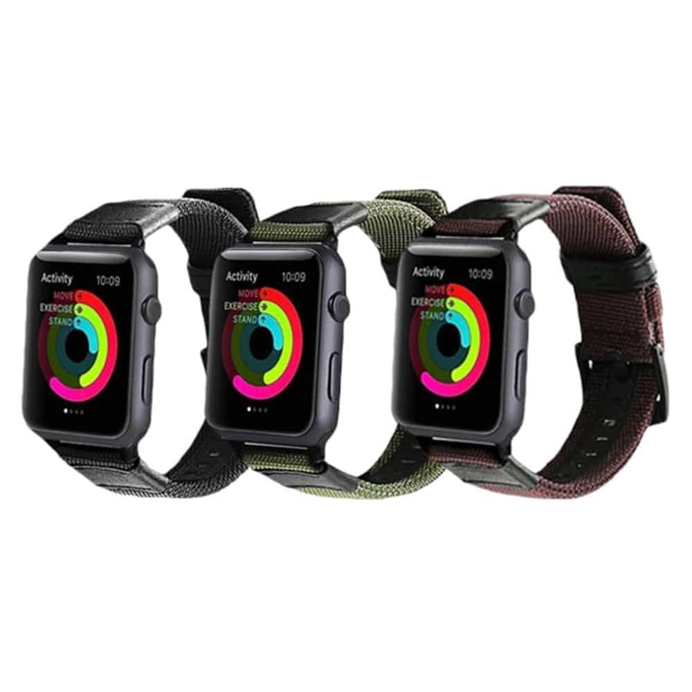 Nylon Strap for 42/44/45/49mm Apple Watch - Black