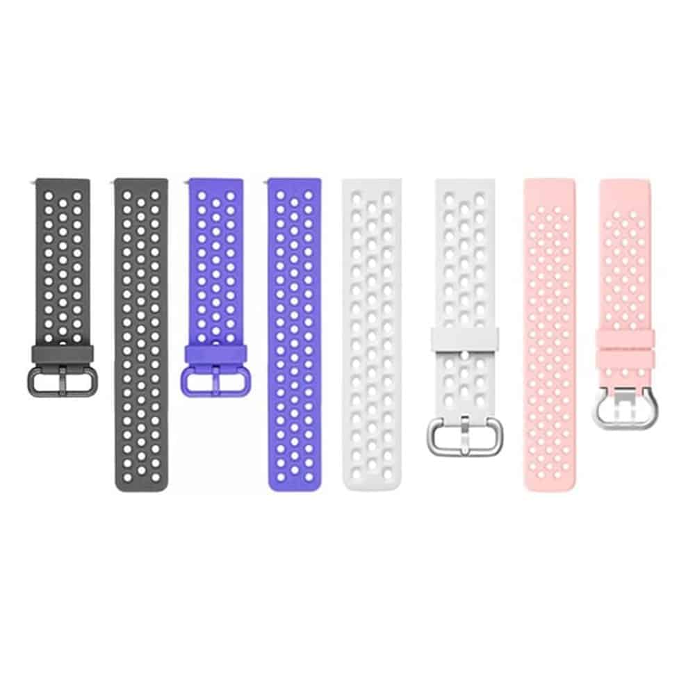 Silicone Strap for Fitbit Versa/Versa 2 (S/M) - Light Pink