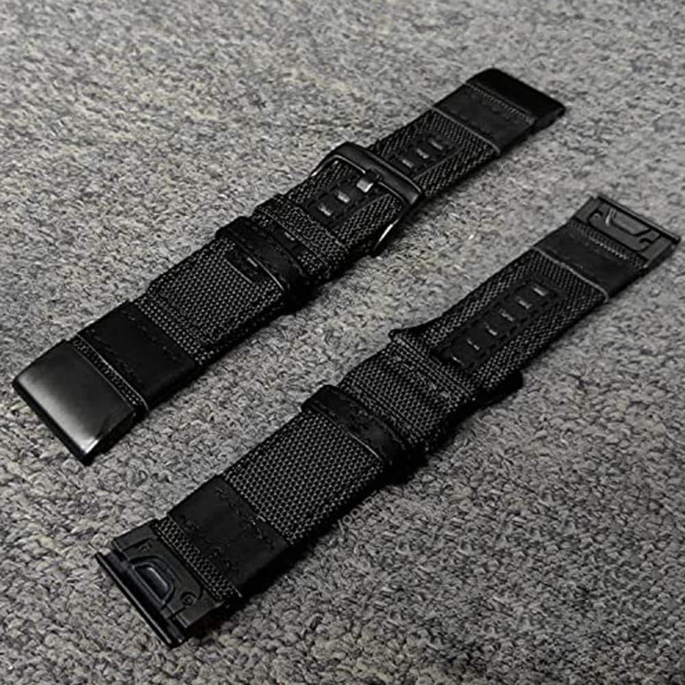 Quick Fit 20mm NOTA Nylon Durable Sweatproof Watch Band Strap for Garmin Fenix 5S - Green