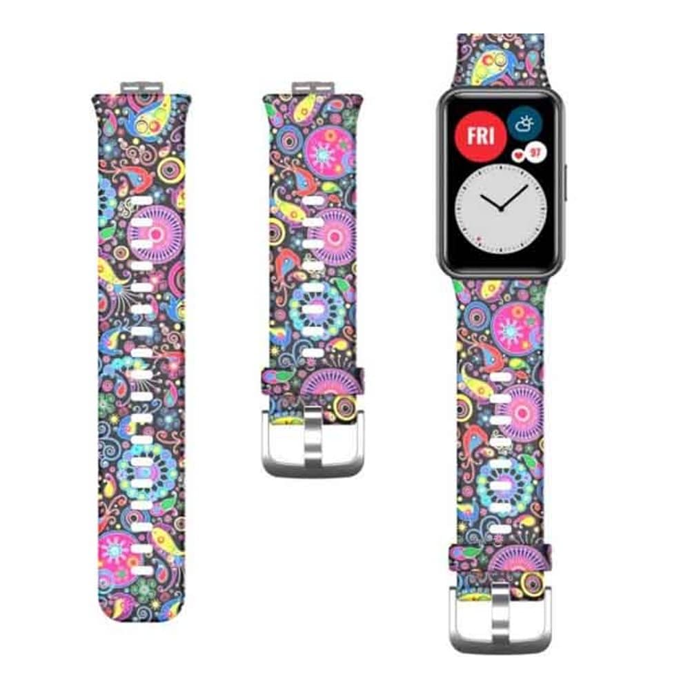 Silicone Band for Huawei Watch Fit - Painting