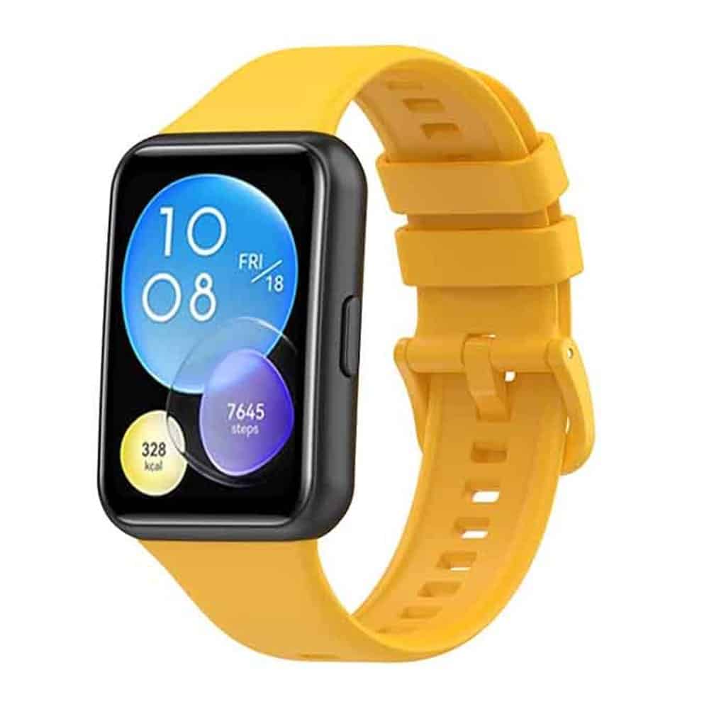 Silicone strap for huawei fit 2/huawei watch fit2 active/huawei watch fit2 classic/huawei watch fit2 Elegant - Olive Green