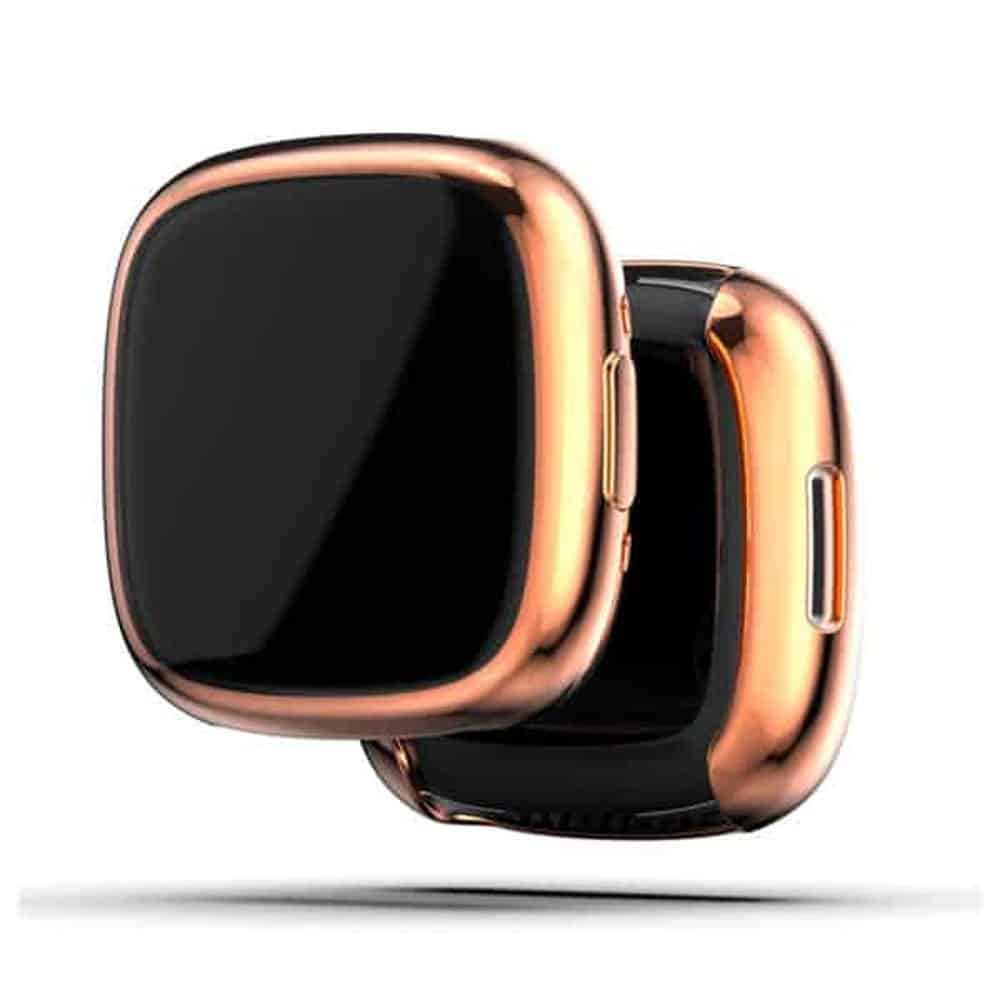 TPU Case for fitbit Versa 4 - Rose Gold