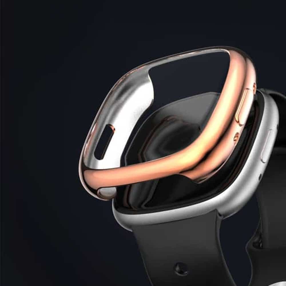 TPU Case for fitbit Versa 4 - Rose Gold