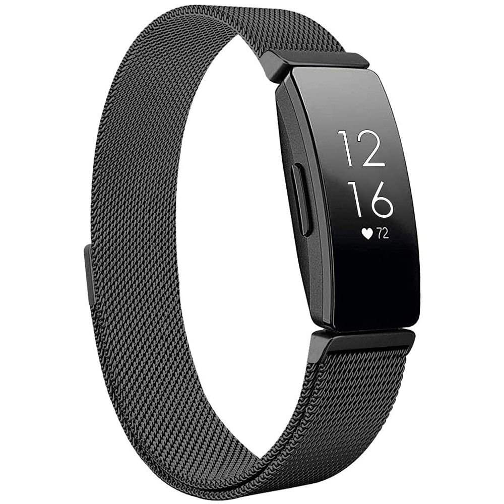 Stainless Steel Milanese Strap for Fitbit Inspire/Inspire HR/Fitbit Ace 2 (M/L) - Silver