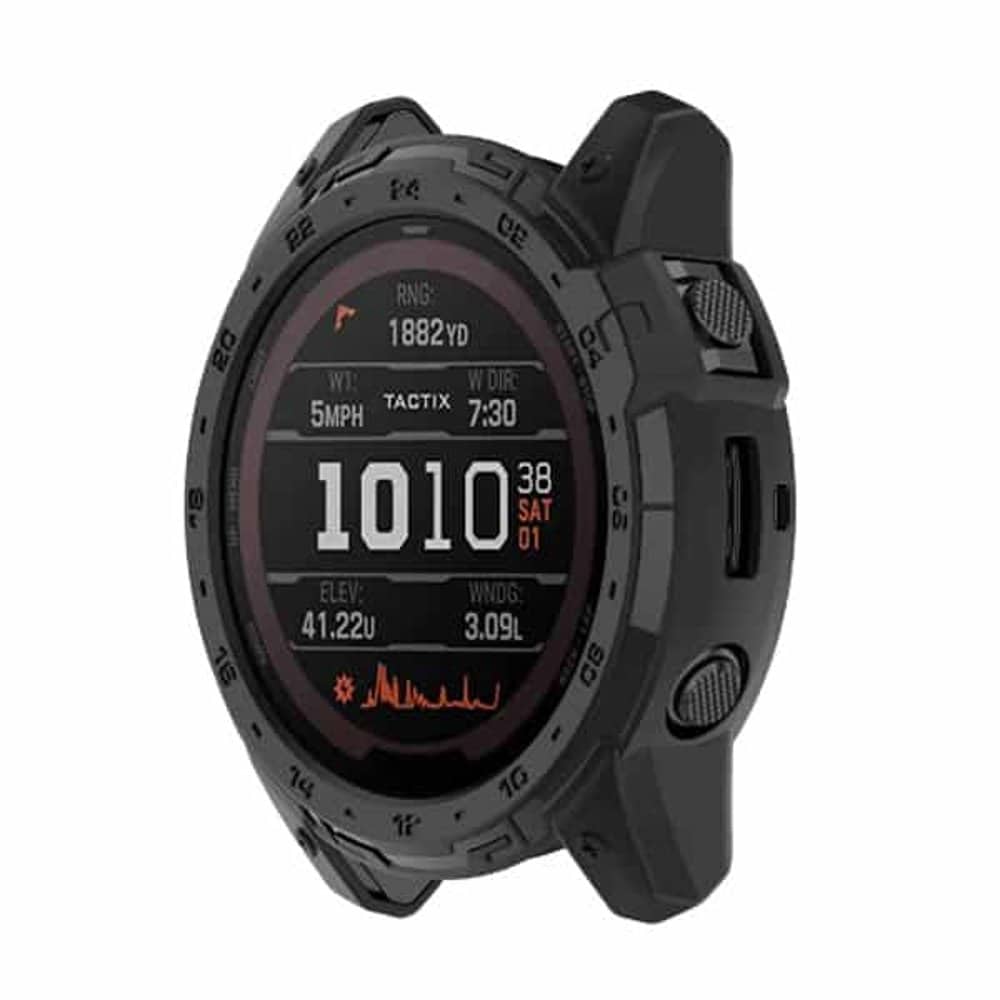 Protective Silicone Case for Garmin Tactix7/Garmin Enduro2 - Black