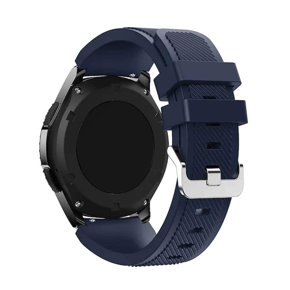 Silicone Strap For Samsung Gear S3 Frontier, Amazfit Stratos 2/2S Pace (S/M) - Frost Blue