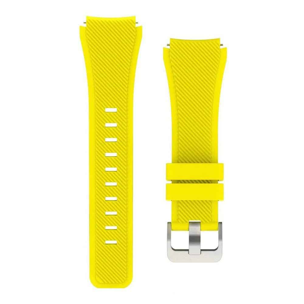 Silicone Strap For Samsung Gear S3 Frontier, Amazfit Stratos 2/2S Pace (S/M) - Frost Blue