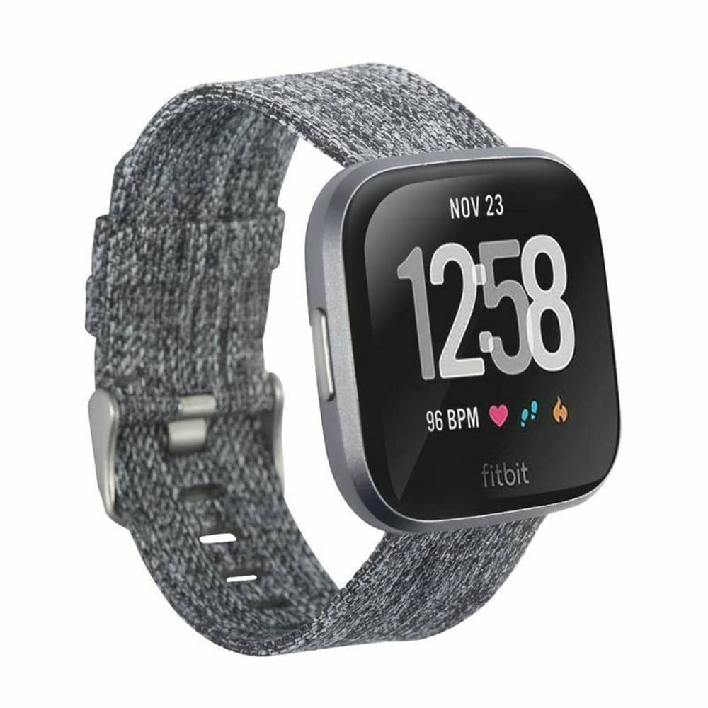18mm Stainless Steel Strap for Samsung Gear Fit 2 SM-R360- Black