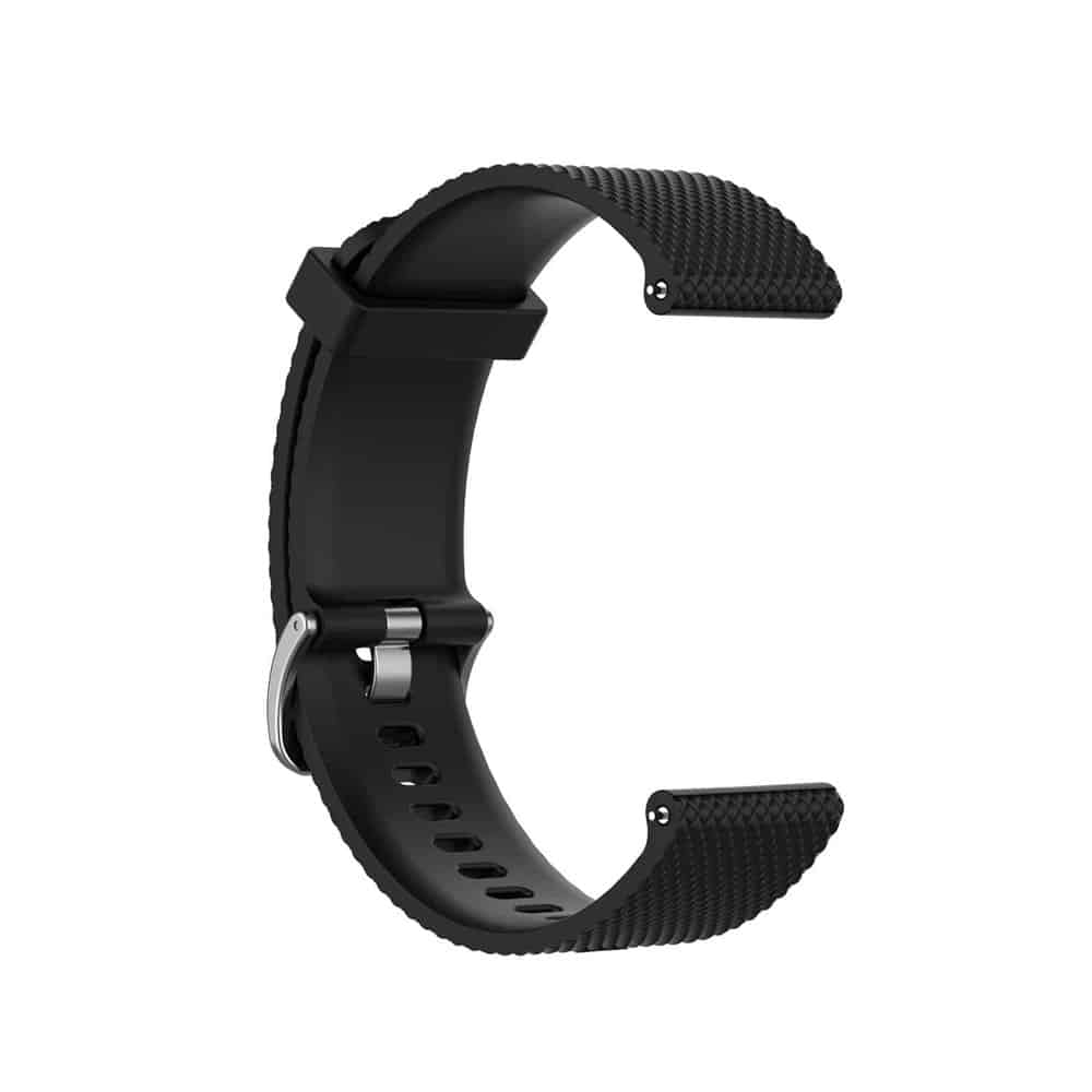 Quick Release 18mm Silicone Strap for Garmin Venu 2S- Brown