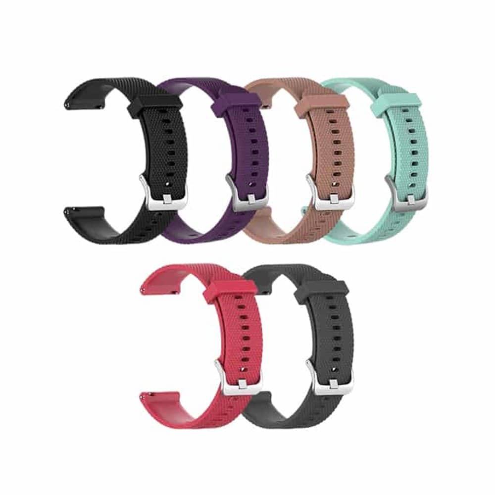 Quick Release 18mm Silicone Strap for Garmin Venu 2S- Brown