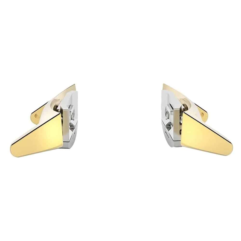 20mm Samsung Gear S2 steel adapter connectors - Gold
