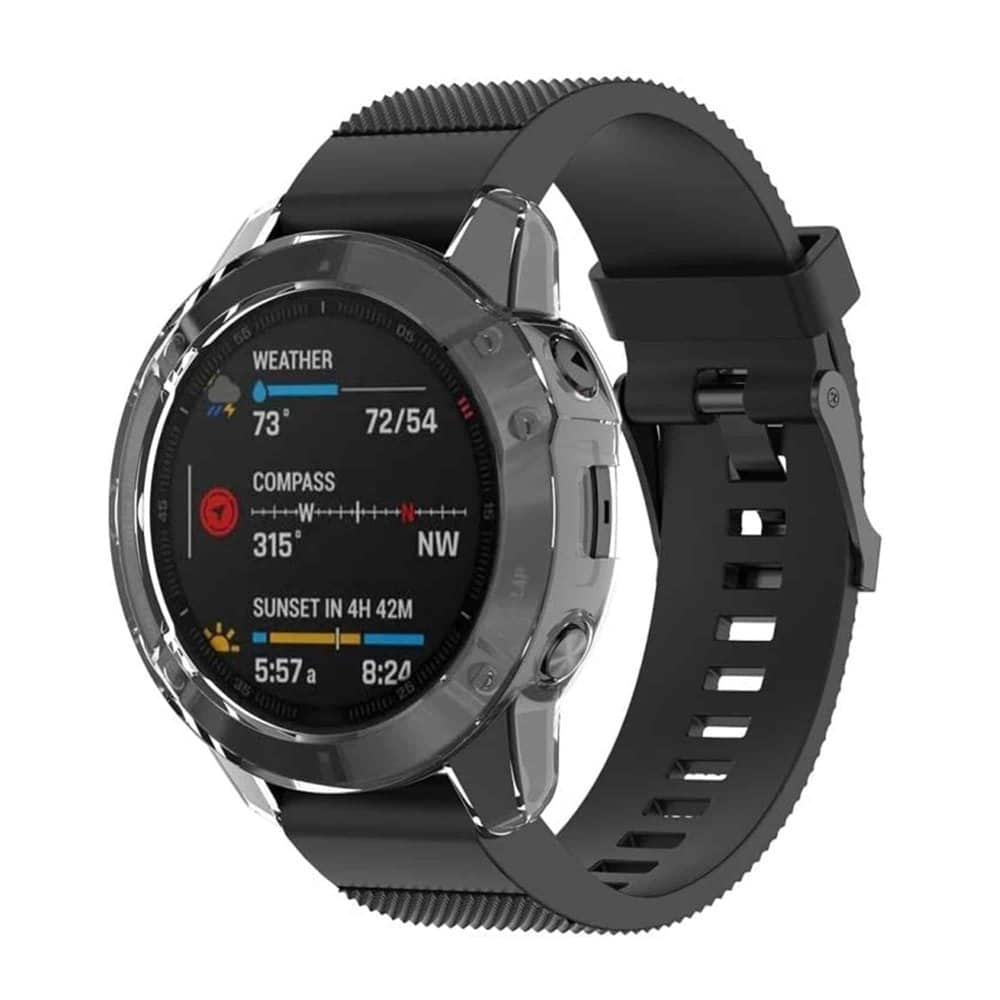 Garmin Fenix 6X TPU protective case - Clear