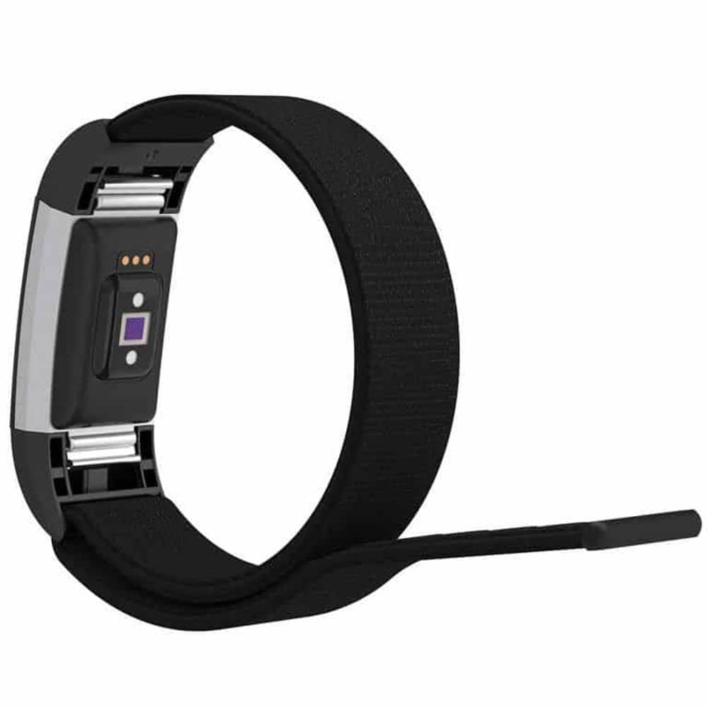 Nylon Strap for Fitbit Charge 2 - Seashell Grey