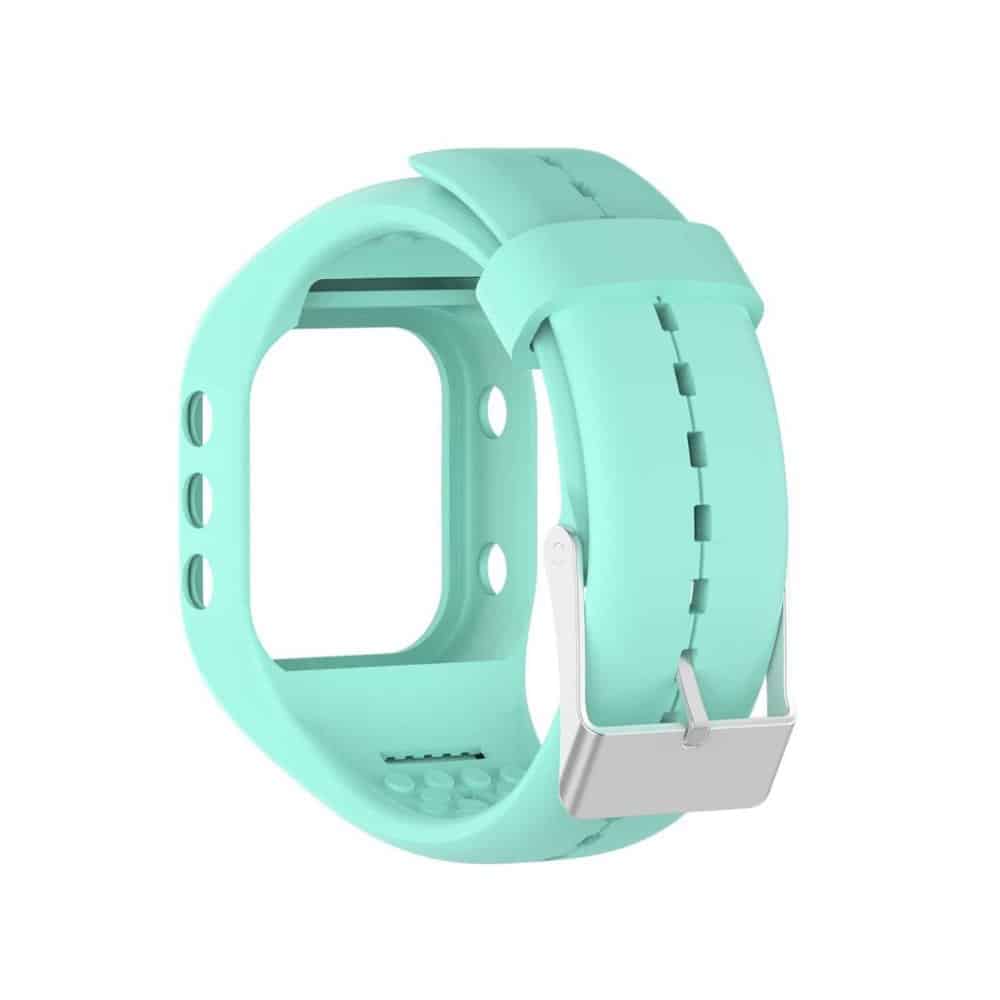 Polar A300 silicone straps Combo -Teal, Red, White