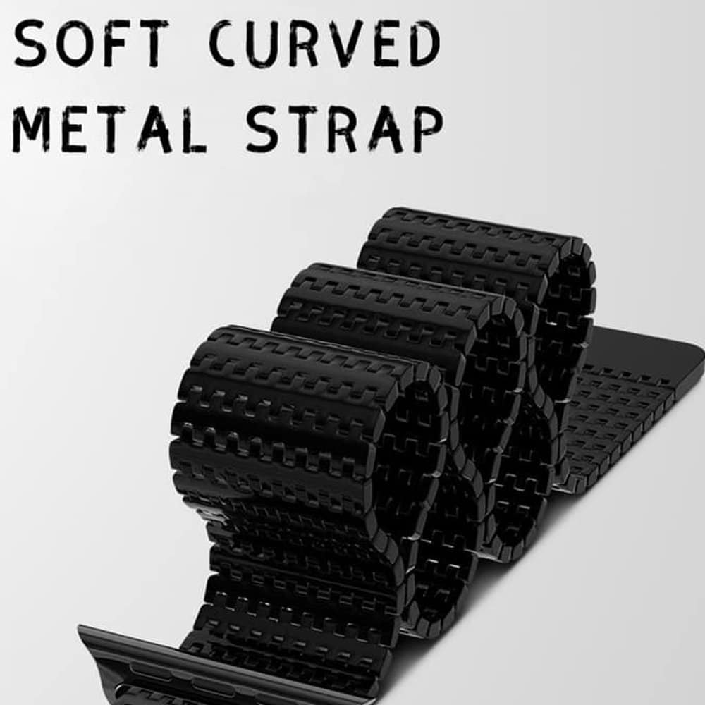 Needle chain magnetic absorption steel band for Apple 38/40/41mm watch - Rose Gold
