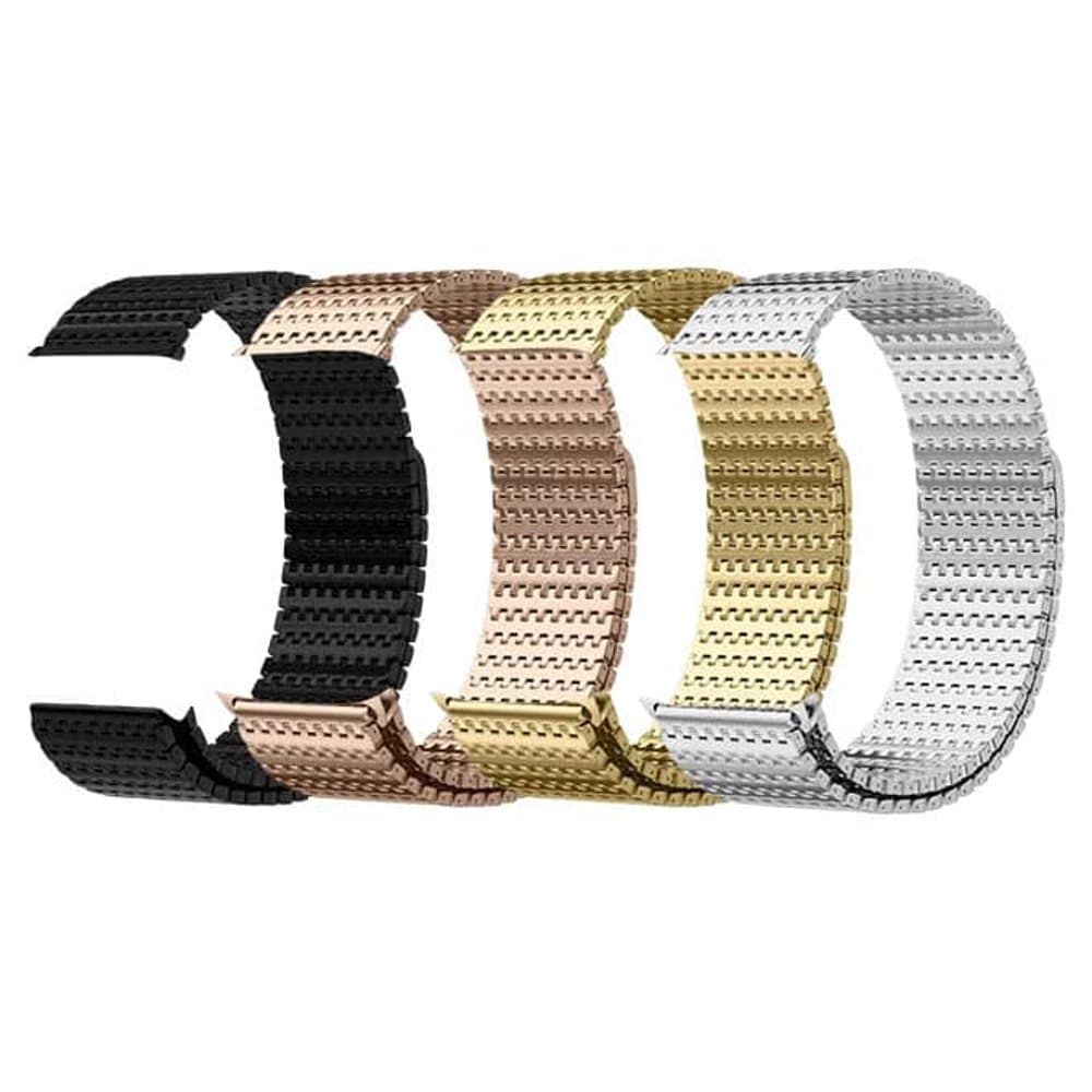 Needle chain magnetic absorption steel band for Apple 42/44/45/49mm watch - Gold