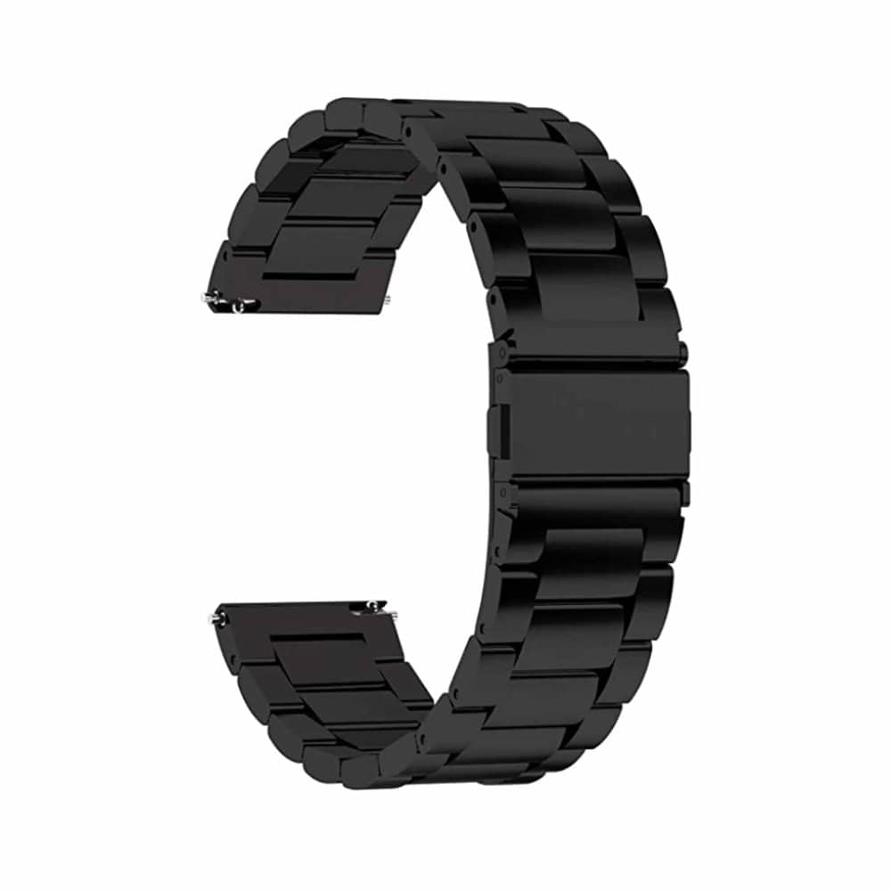 24mm watch 3 links stainless -steel strap - Silver