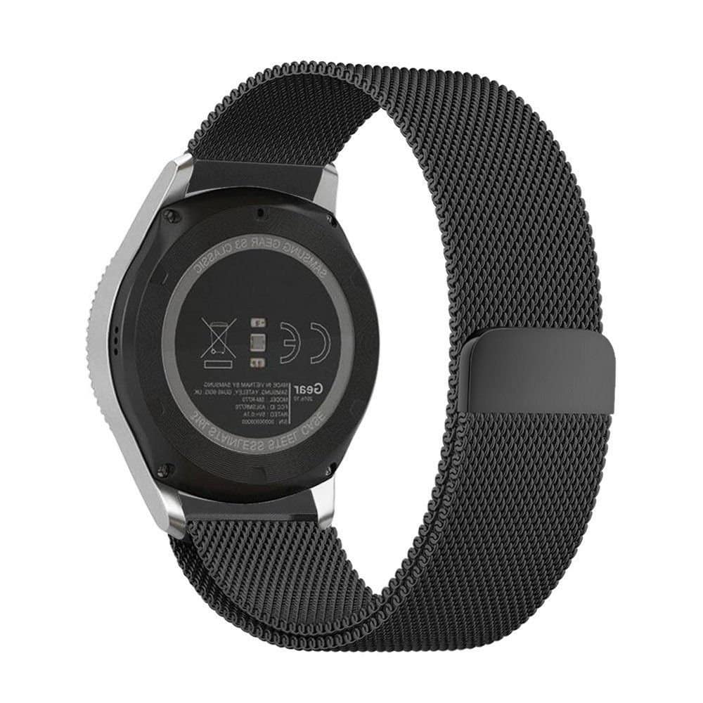 16mm Universal Milanese Band (M/L) - Black