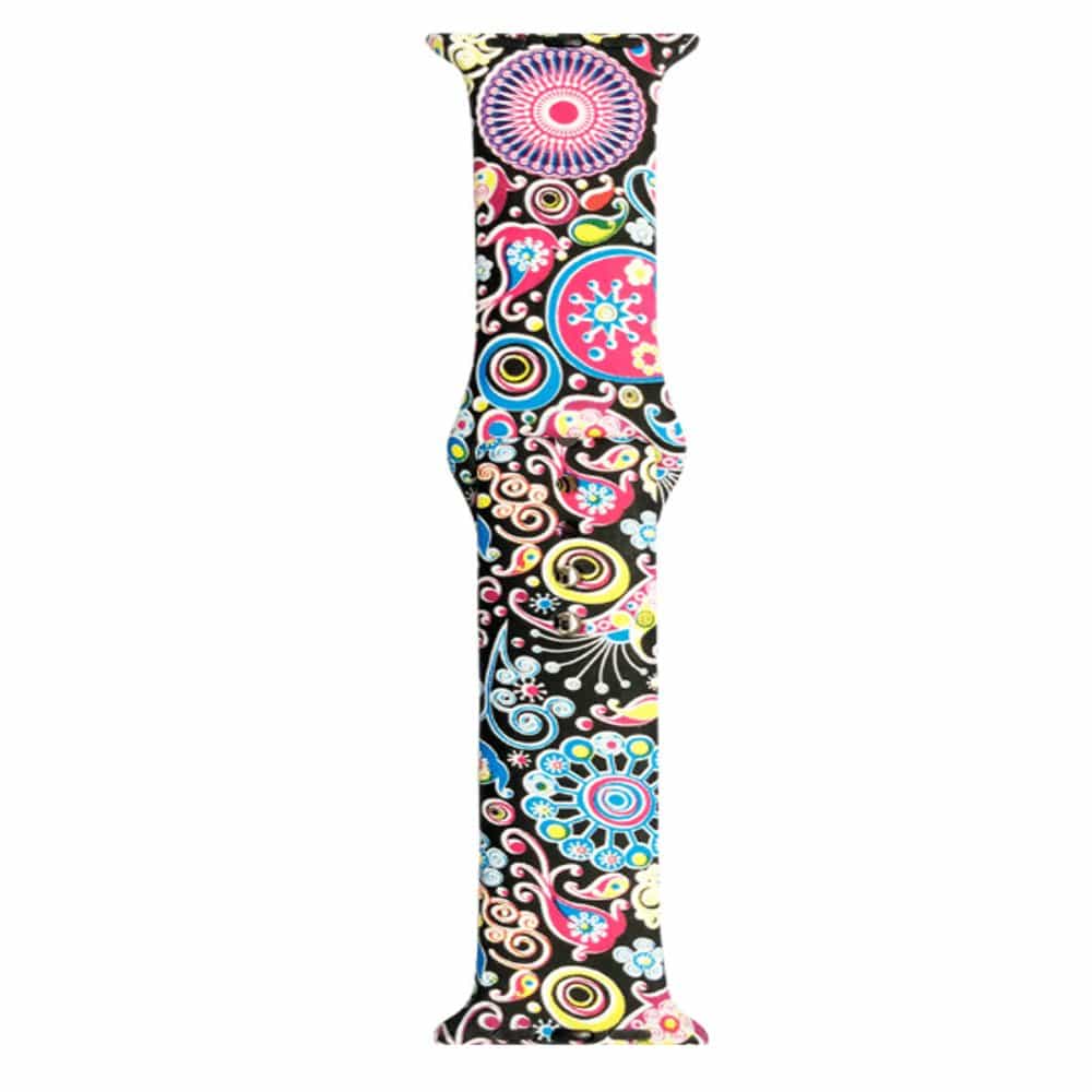 Flower Silicone Strap for 42/44/45/49mm Apple Watch- S/M