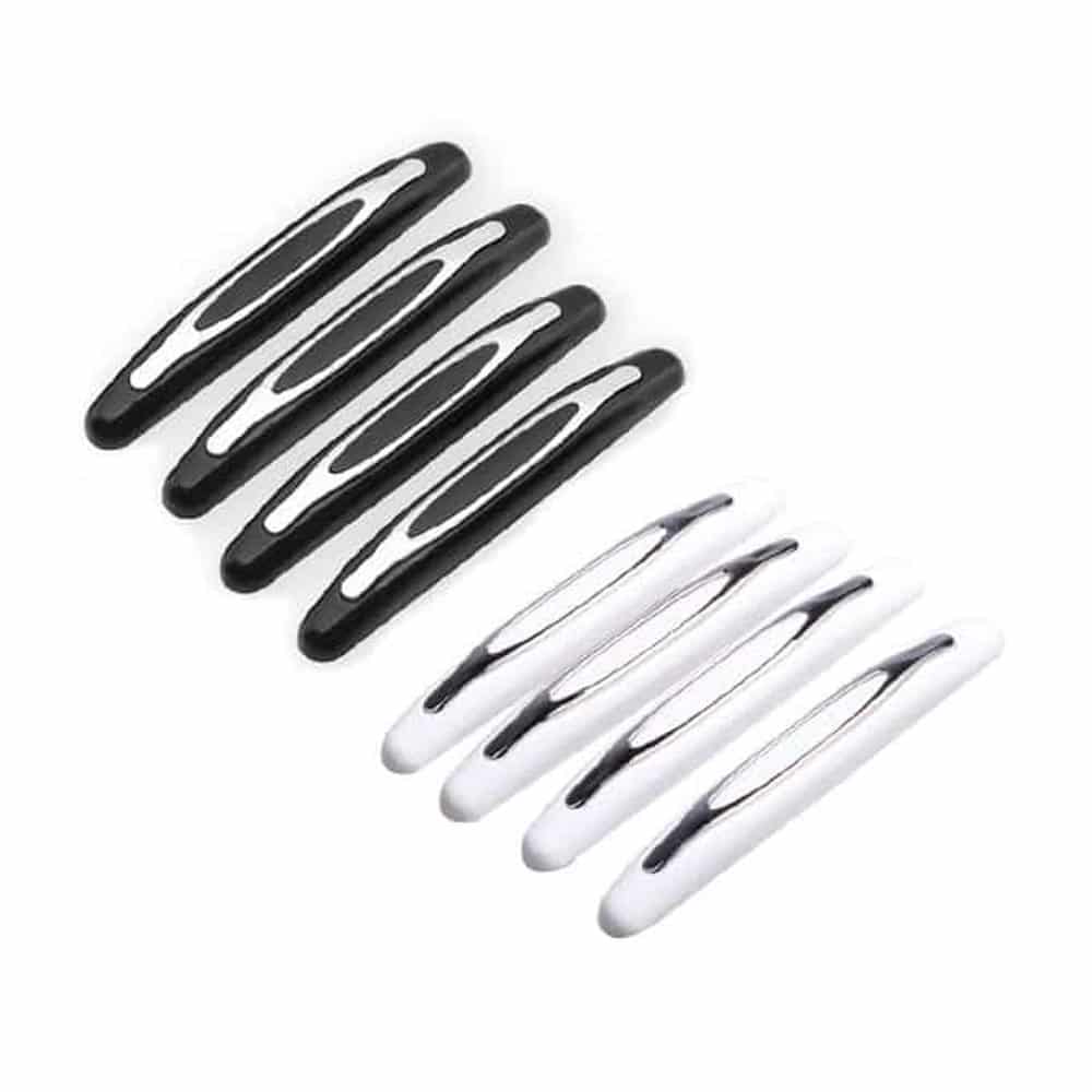 Universal Anti-Scratch Car Door Edge Guard Bumper x4- White
