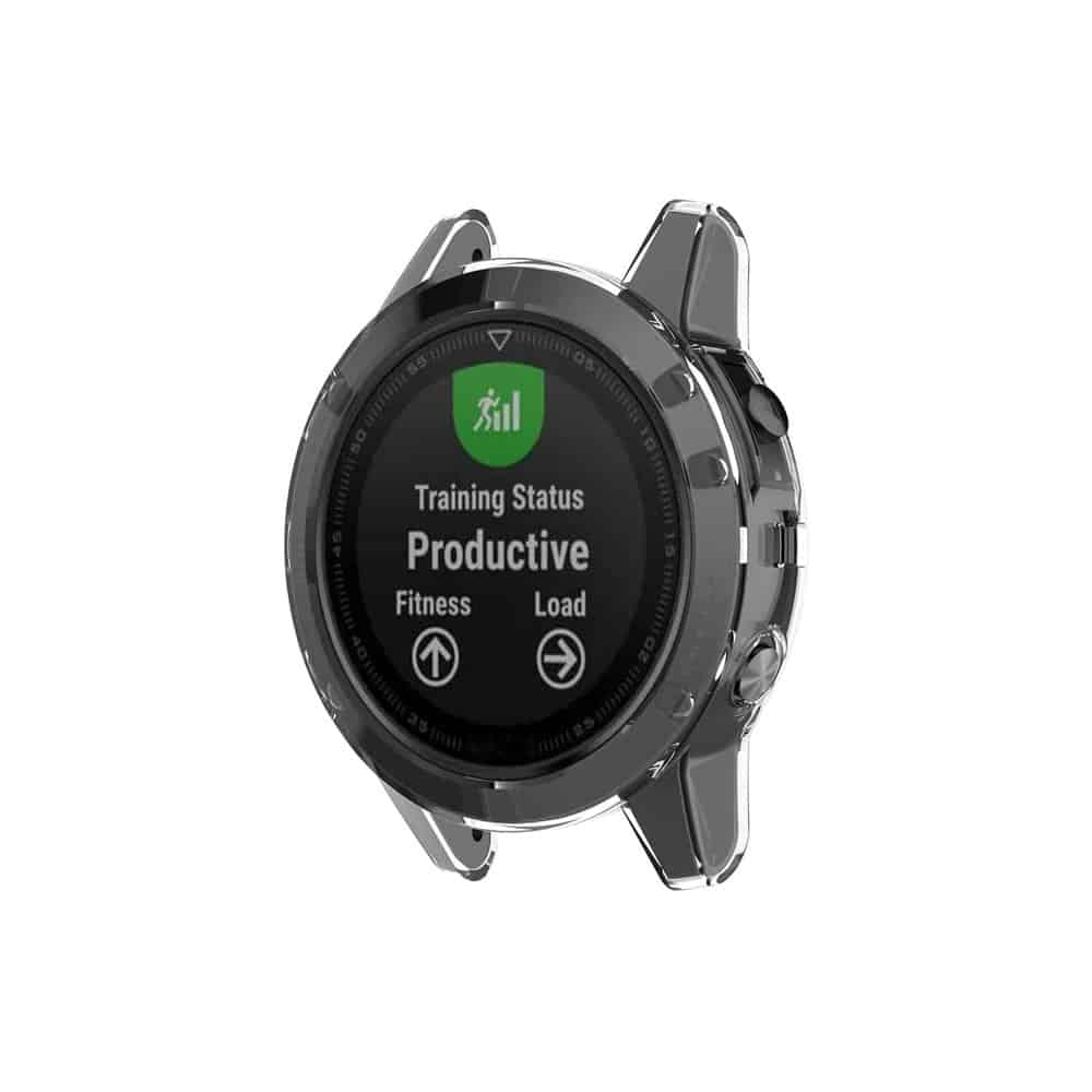 Garmin Fenix 5 replacement TPU silicone protective case - Clear