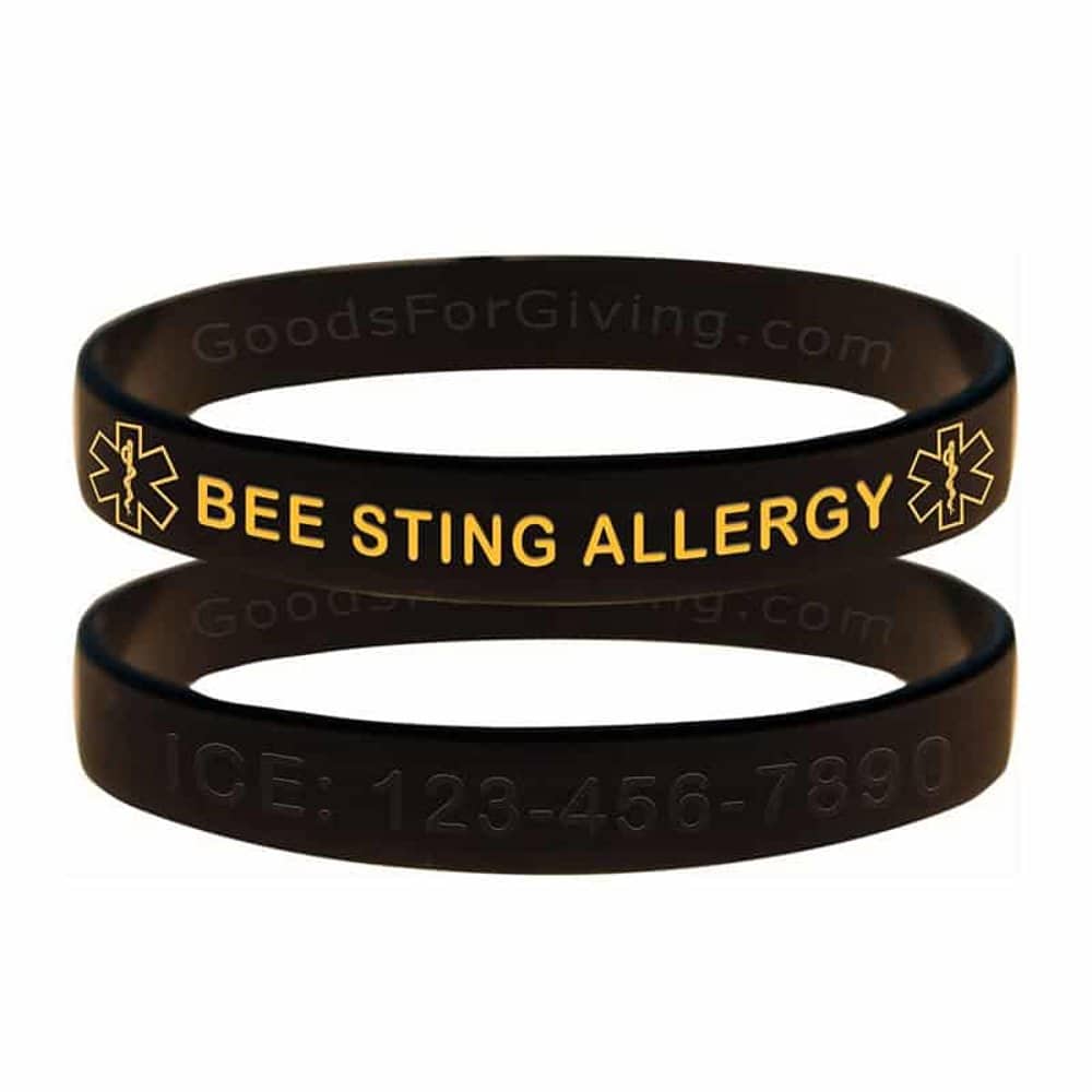 Beesting Allergy Bracelet,5pcs/set size:(18cm)