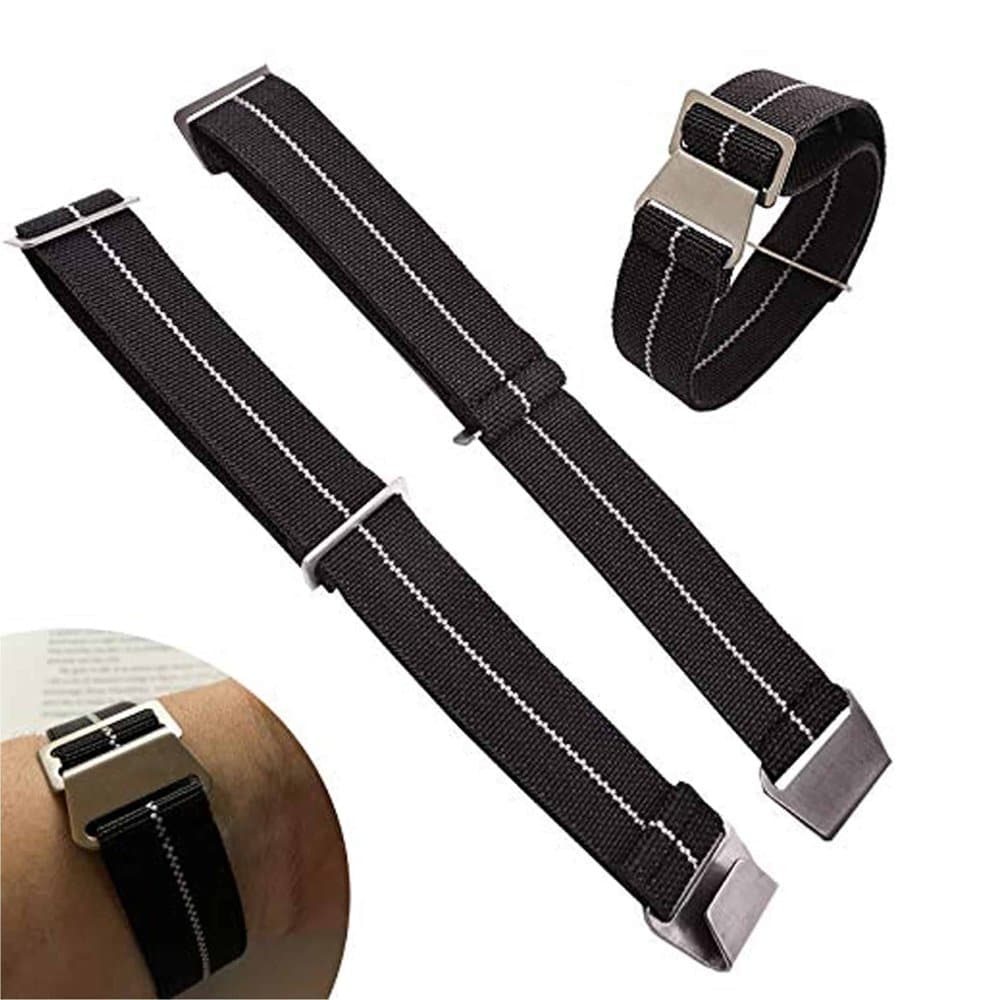 22mm Paratrooper watch straps - Black
