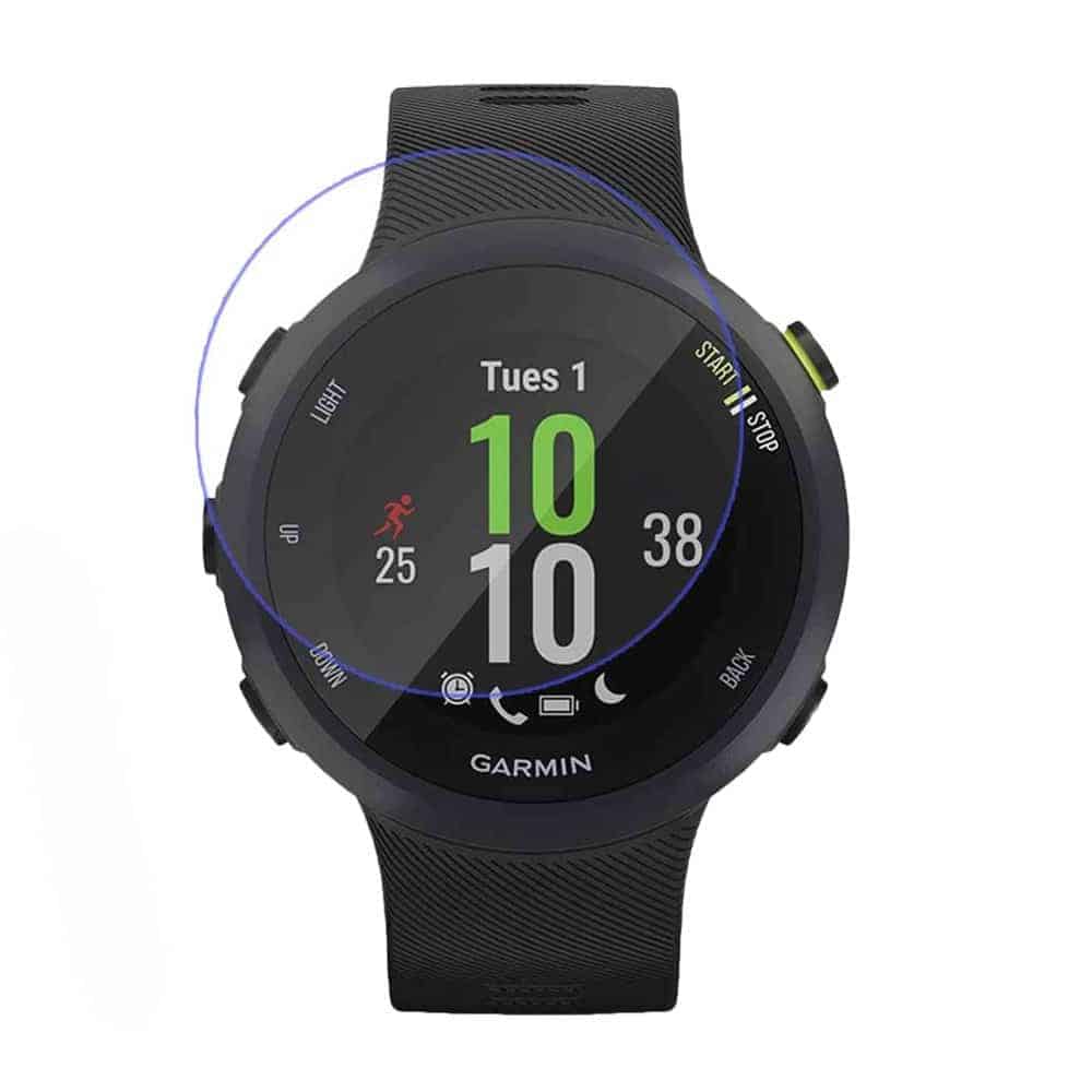 35mm Glass Screen Protector for Garmin Forerunner 45S x2 Combo