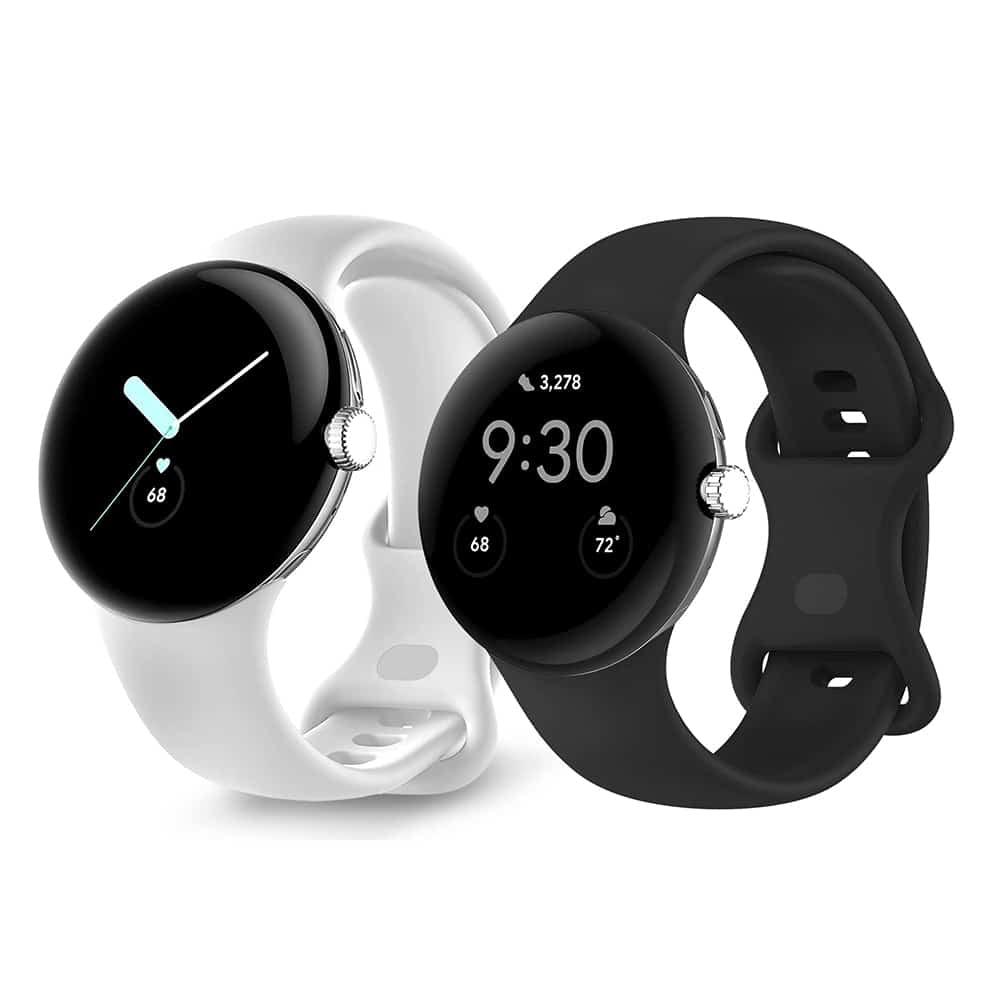 Silicone Strap for Google Pixel Watch 1- White- M/L