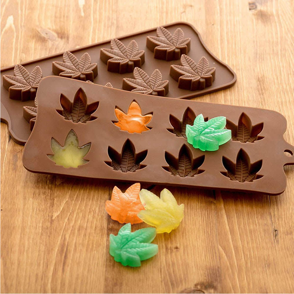 leaf silicone candy mould, 1pc/pack