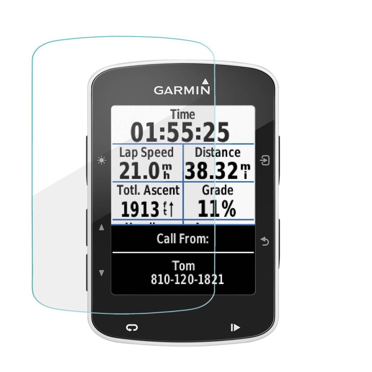 Anti-Shatter Tempered Glass Screen Protector for Garmin Edge 820